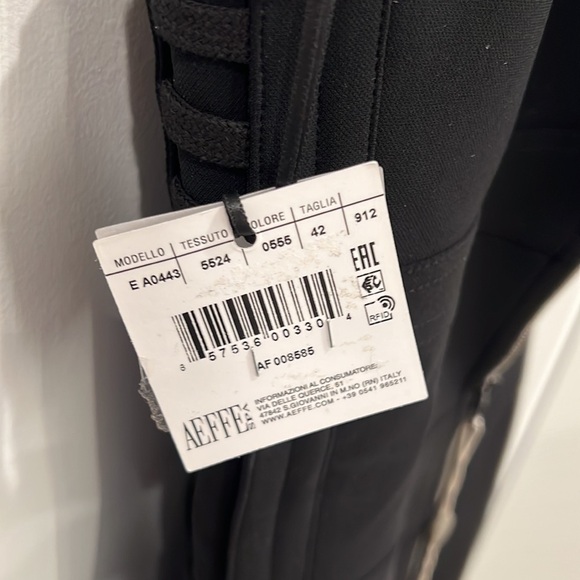 Moschino Couture Front Zip Black Dress - Picture 9 of 13